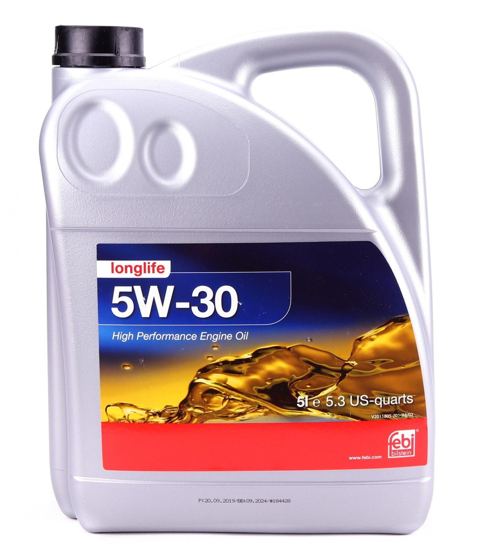 Олива моторна Febi 5w30 longlife 5л